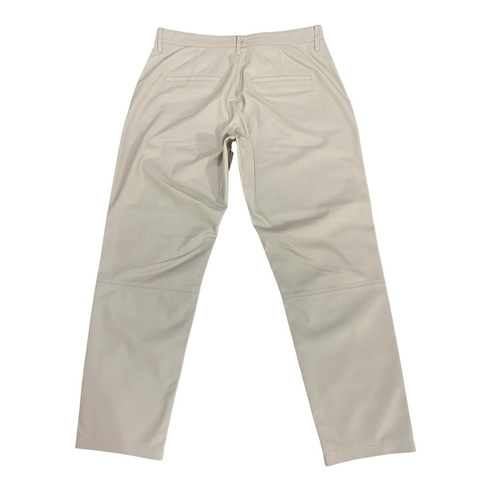 $328 Adriano Goldschmied Caden Tailored Trouser Vegan Leather Pant Womens 30 - Picture 3 of 3